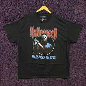 Halloween Michael Myers Massacre Tour 78 Horror T-Shirt 2XL